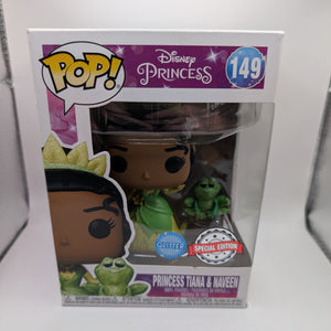 Princess Tiana & Naveen Funko Pop #149, Glitter FRENLY BRICKS - Open 7 Days
