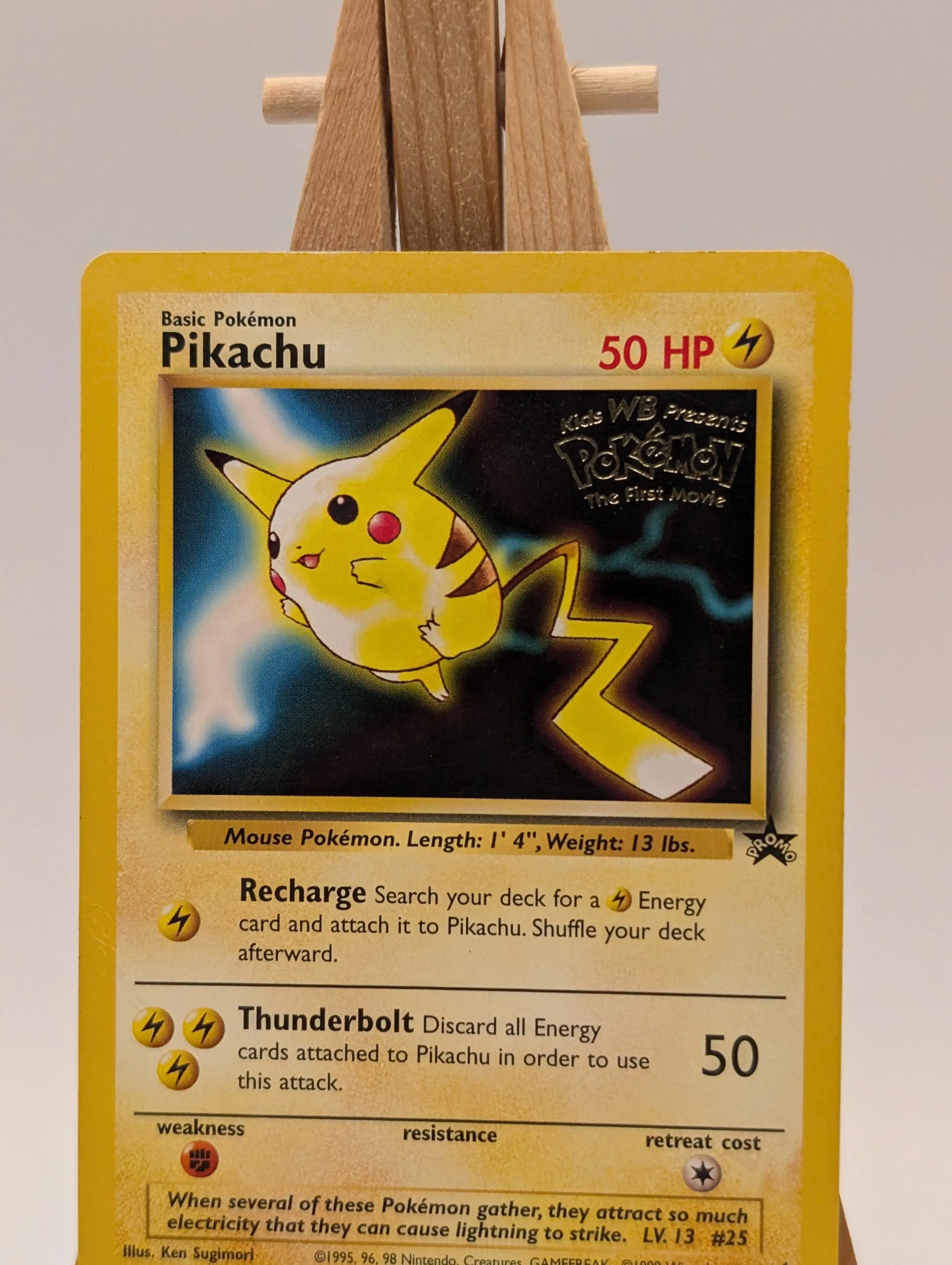 Pokémon TCG · Pikachu 4 · WB Movie · Black Star Promo · Vintage WOTC (1999), photo 2 image 2