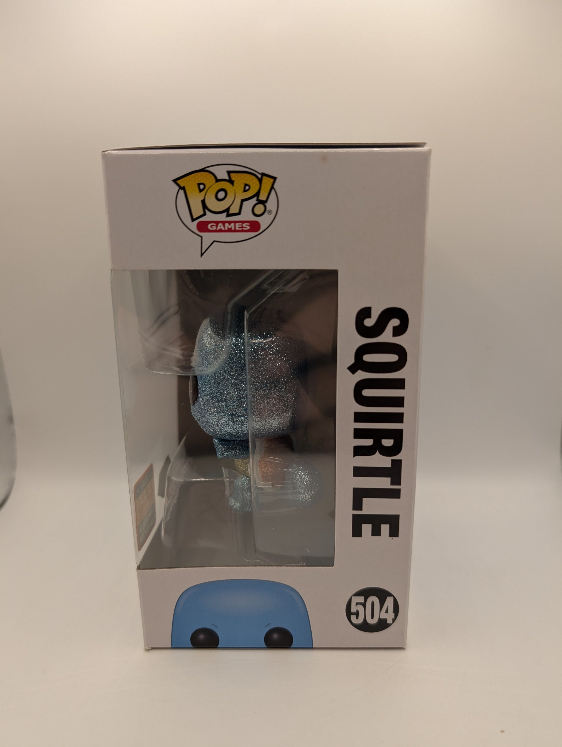 Funko Pop! Games - Pokemon - Squirtle (Diamond) #504 FRENLY BRICKS - Open 7 Days