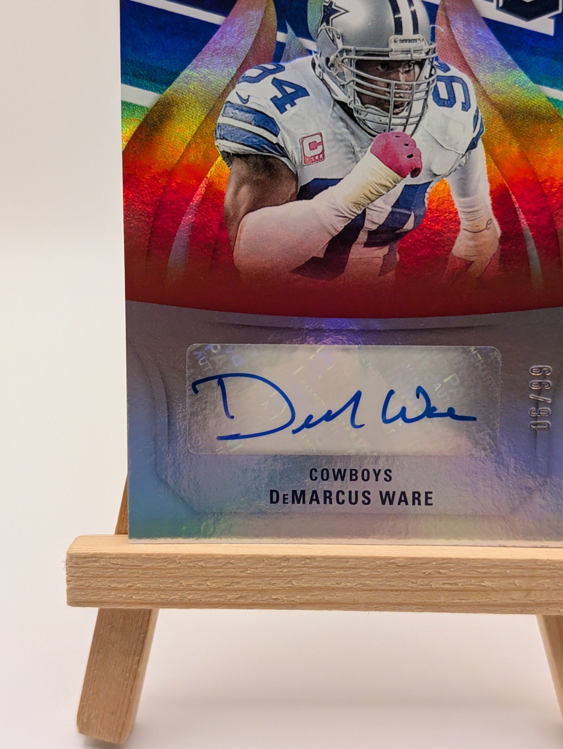 2022 Donruss Elite Demarcus Ware Auto 4/99 Passing The Torch Dallas Cowboys FRENLY BRICKS - Open 7 Days