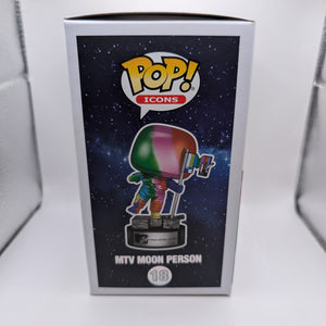 FUNKO POP VINYL ICONS MTV MUSIC TV 18 MTV MOON PERSON RAINBOW FRENLY BRICKS - Open 7 Days