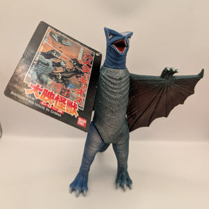 1999 GYAOS GAMERA Vintage Soft vinyl / sofubi Bandai Memorial Box w TAG GODZILLA FRENLY BRICKS - Open 7 Days