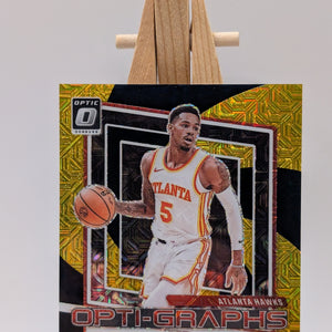 2023-24 Donruss Optic Opti-Graphs #OG-MUR Dejounte Murray Black Gold Mojo /8 SSP