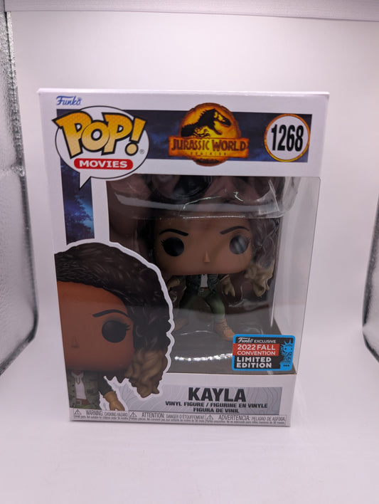 Movies Funko Pop - Kayla - Jurassic World - NYCC - No. 1268 FRENLY BRICKS - Open 7 Days