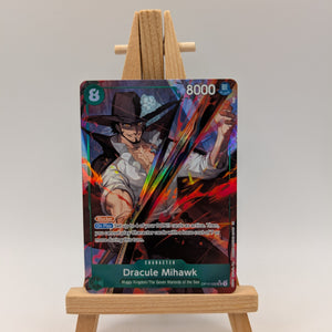 One Piece TCG, Dracule Mihawk OP12-030 SR (Alt Art AA) FRENLY BRICKS - Open 7 Days