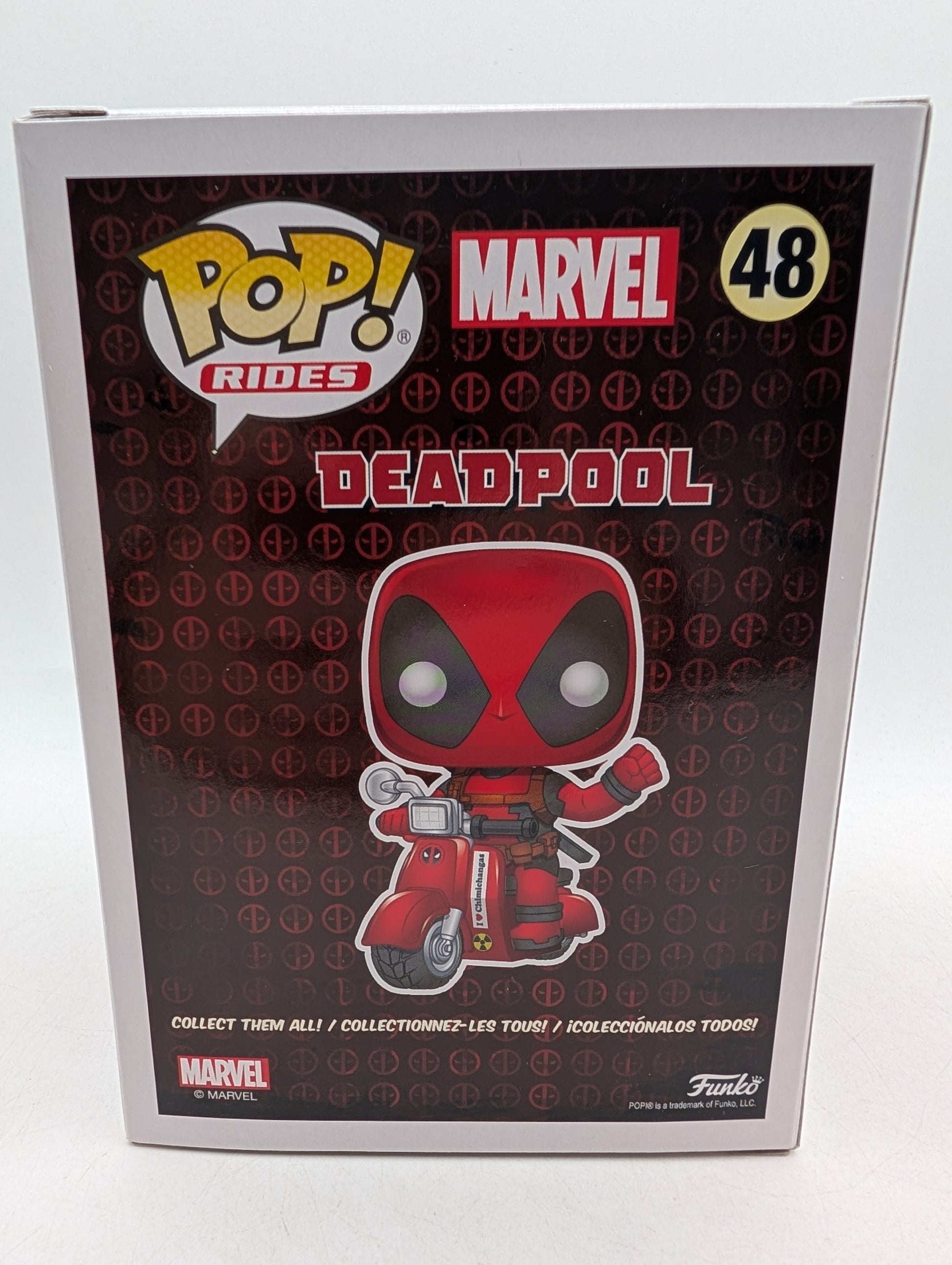 Funko POP! RIDES Marvel Deadpool on Scooter #48 Vinyl Figure image 5