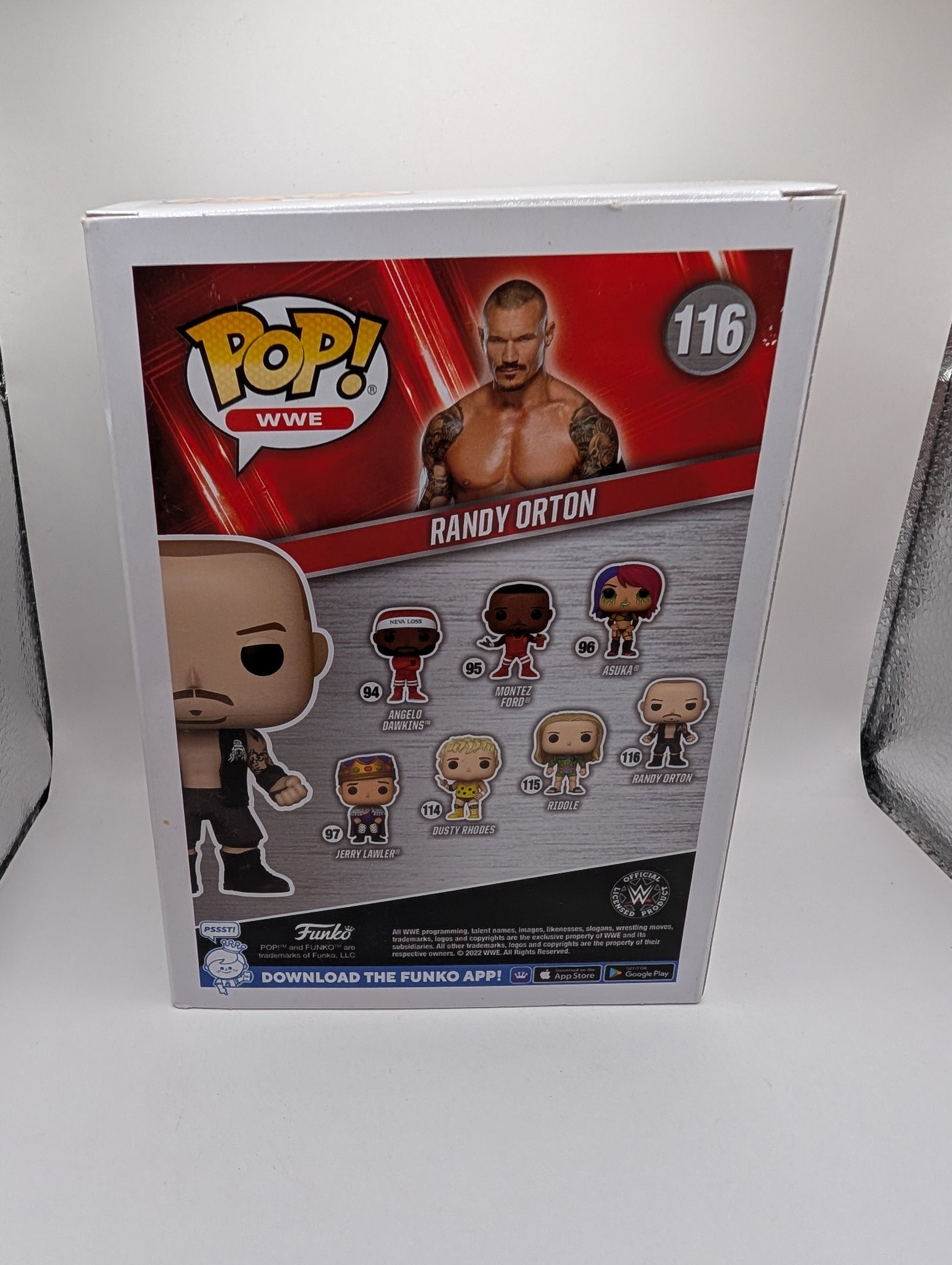 FUNKO POP WWE Randy Orton  Vinyl Figure #116 FRENLY BRICKS - Open 7 Days
