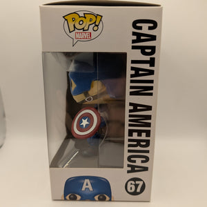 Captain America Pop 67 - Avengers Marvel Funko Pop! 2015 Vaulted FRENLY BRICKS - Open 7 Days