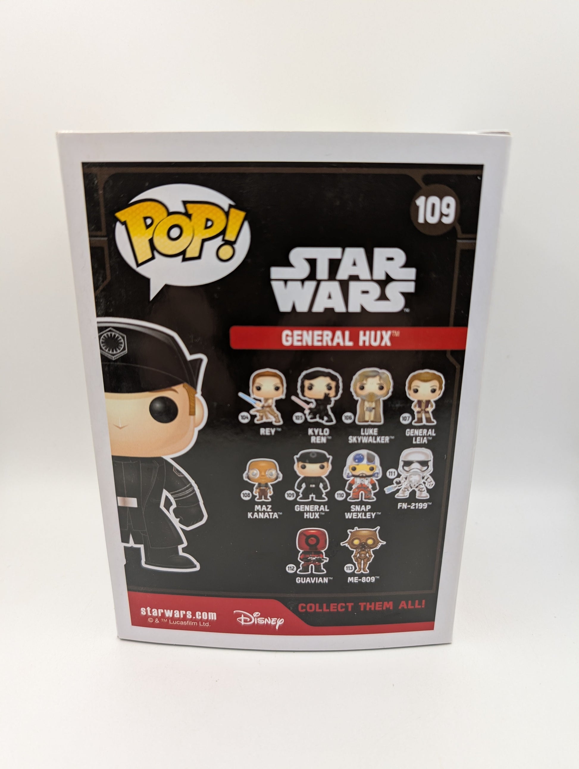 General Hux 109 ~ Star Wars: Episode VII — The Force Awakens ~ Funko Pop Vinyl FRENLY BRICKS - Open 7 Days