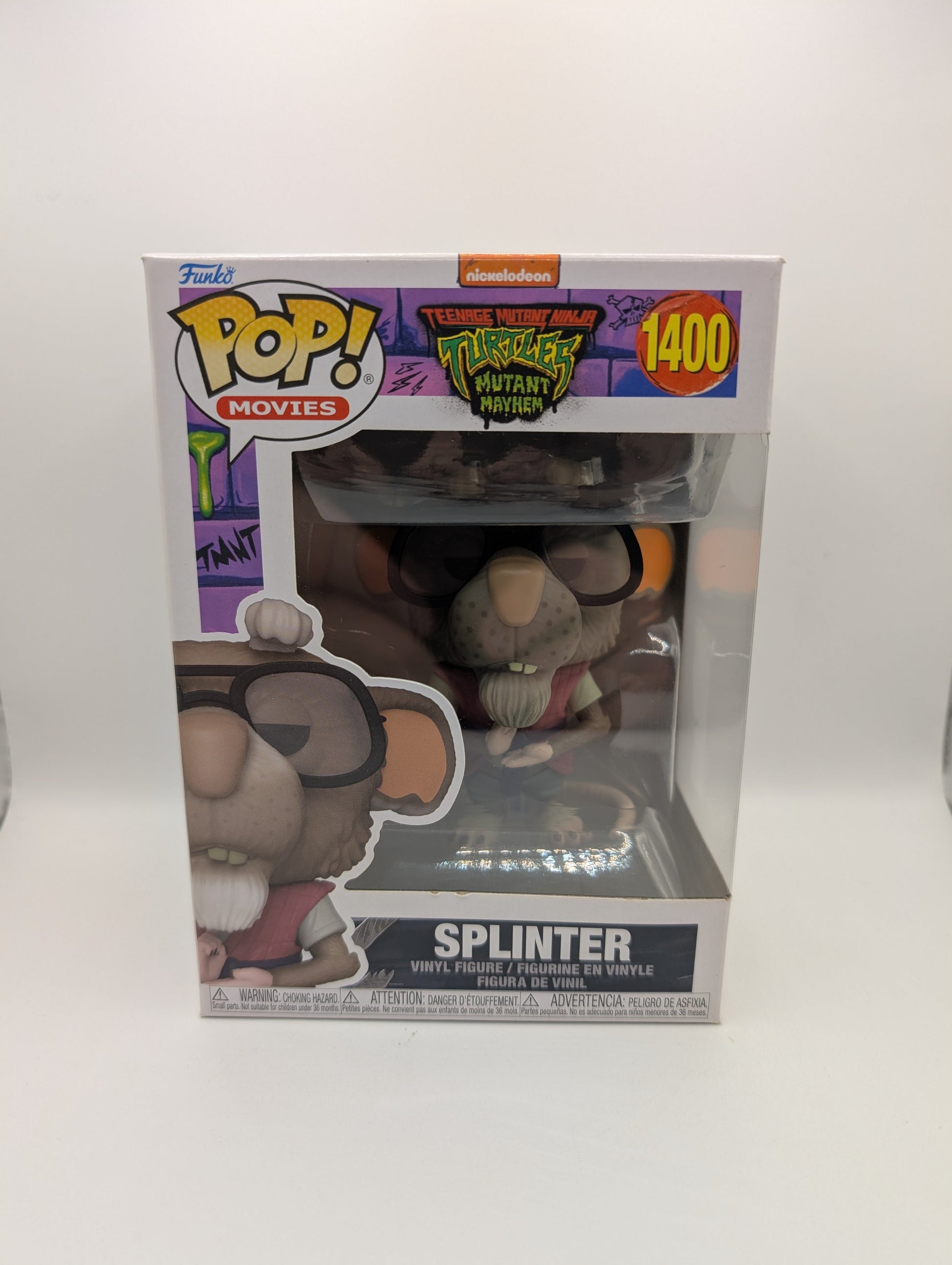 Funko Pop! Movies TMNT Mutant Mayhem - Splinter #1400 FRENLY BRICKS - Open 7 Days