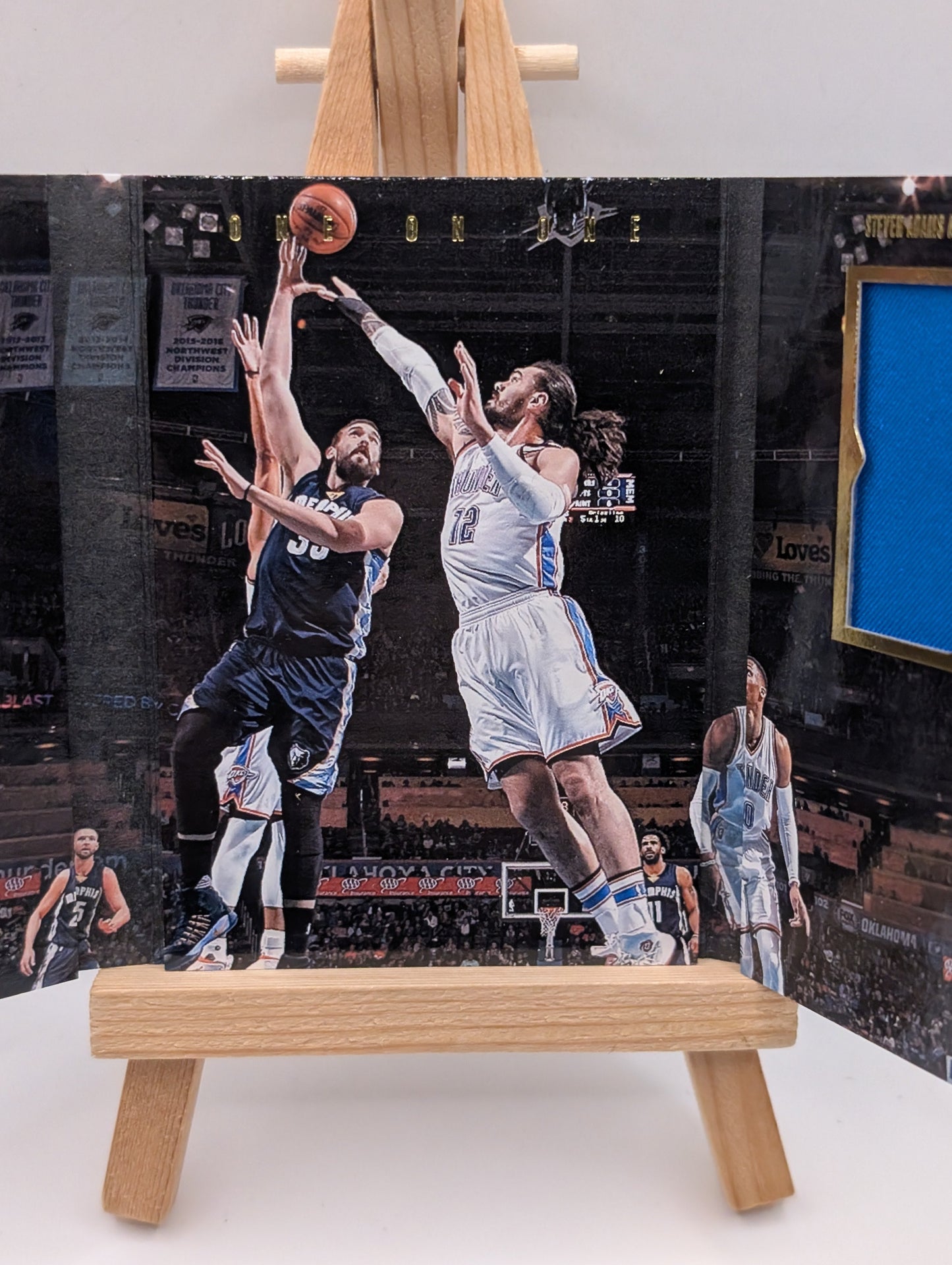 2017 Panini Preferred Marc Gasol vs Steven Adams Jersey Booklet VS-MGSA /99 FRENLY BRICKS - Open 7 Days