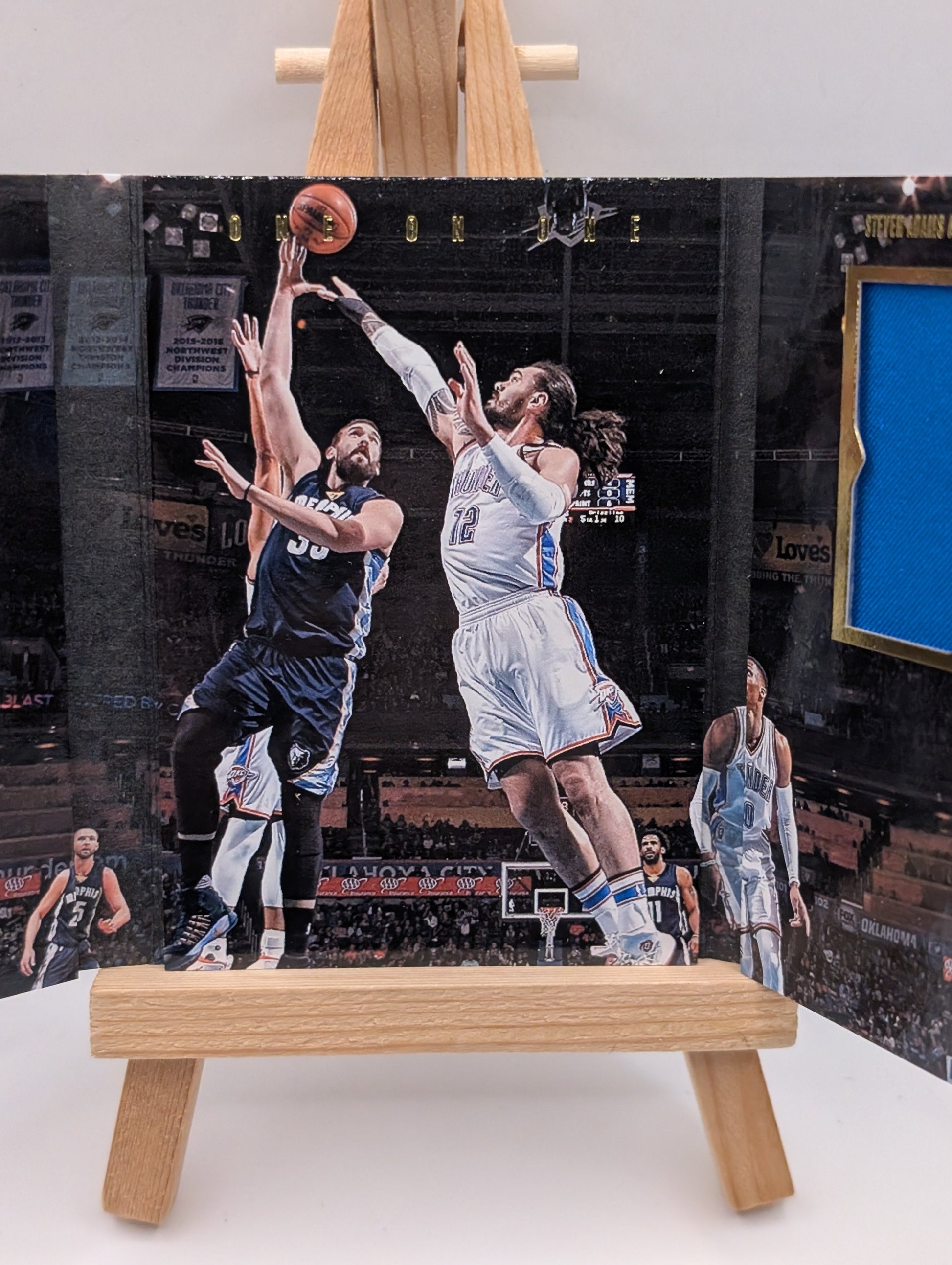 2017 Panini Preferred Marc Gasol vs Steven Adams Jersey Booklet VS-MGSA /99 FRENLY BRICKS - Open 7 Days