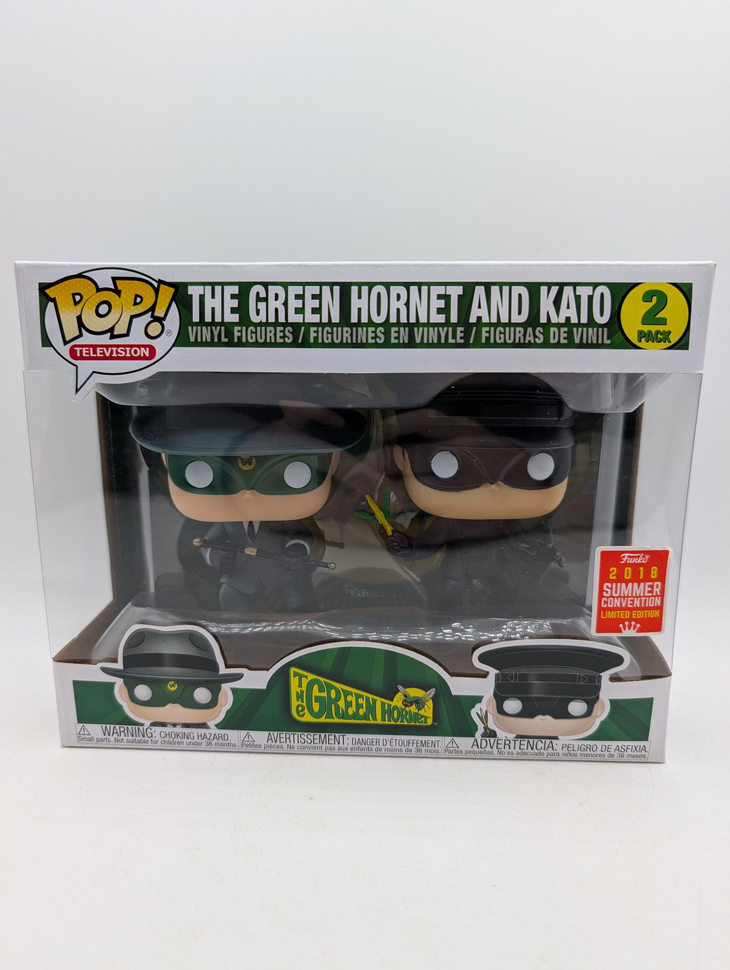 Funko POP! Movies The Green Hornet and Kato 2018 Summer Con Exclusive