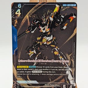 GD01-003 Unicorn Gundam 02 Banshee (Destroy Mode)	LR+ Gundam Card Game TCG Alt FRENLY BRICKS - Open 7 Days