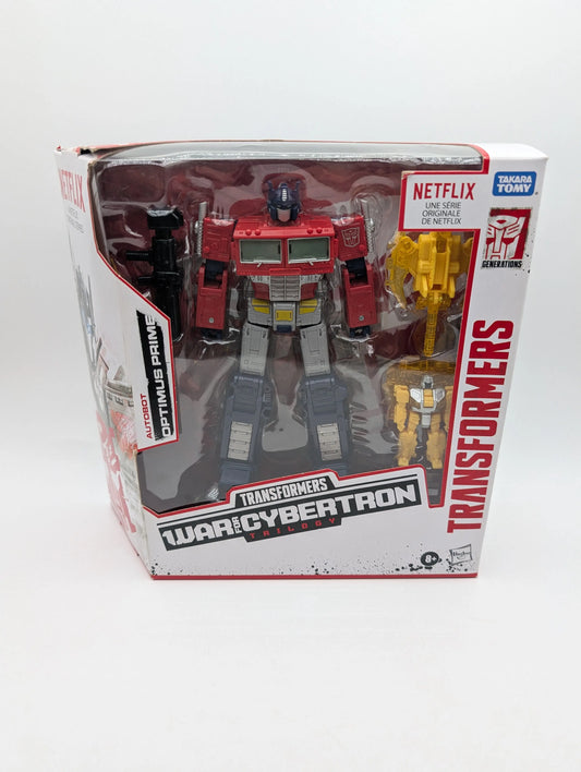 Transformers Autobot Optimus Prime New Netflix WFC Voyager Class FRENLY BRICKS - Open 7 Days