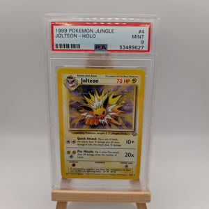 POKEMON TCG - JOLTEON 4/64 PSA 9 JUNGLE HOLO RARE FRENLY BRICKS - Open 7 Days