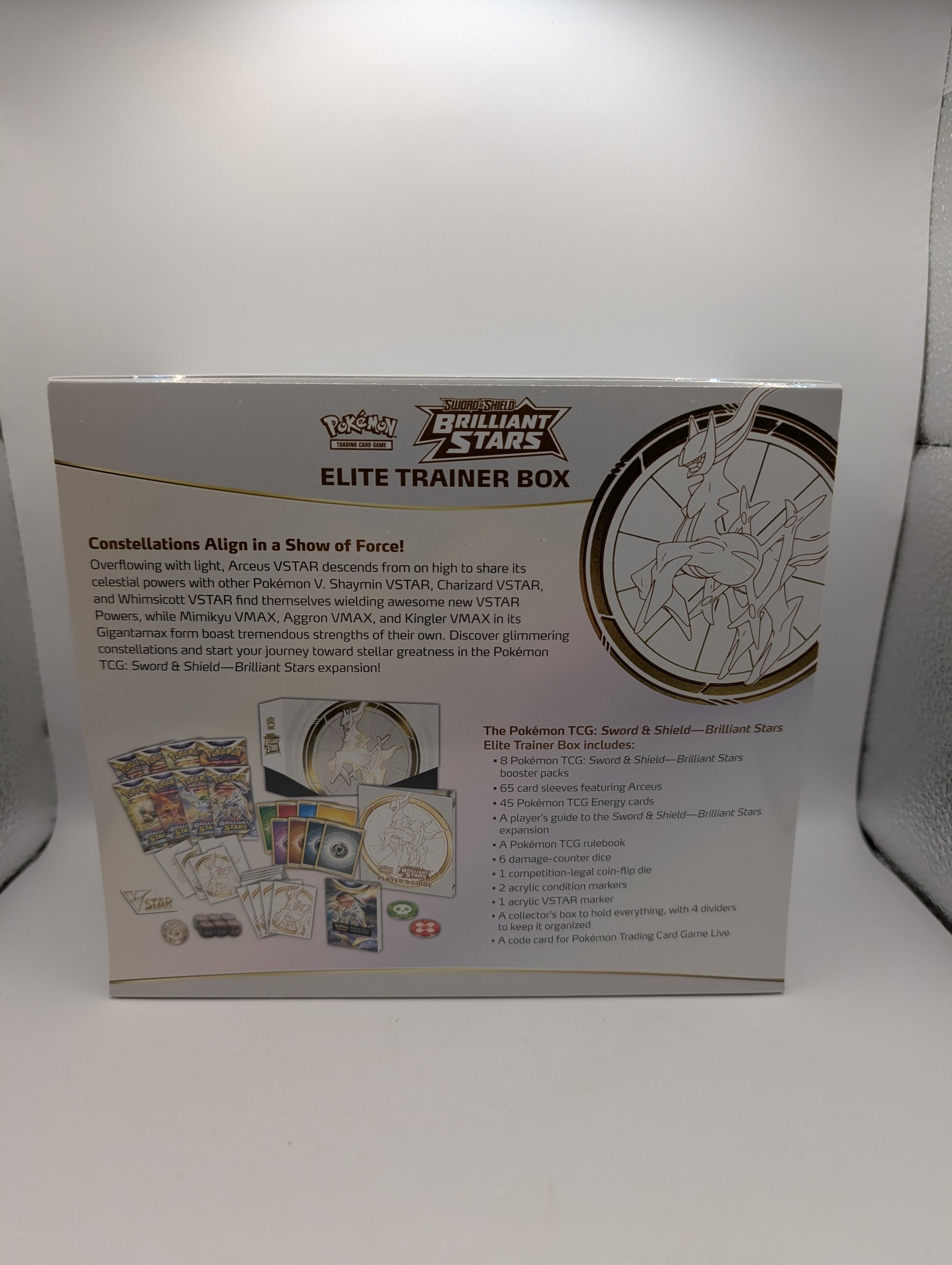 Pokemon TCG Sword & Shield: Brilliant Stars Elite Trainer Box ETB Factory Sealed FRENLY BRICKS - Open 7 Days