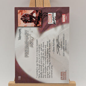 2020 Upper Deck Marvel Masterpieces Level 1 Preliminary Art Venom #18 cj4 FRENLY BRICKS - Open 7 Days