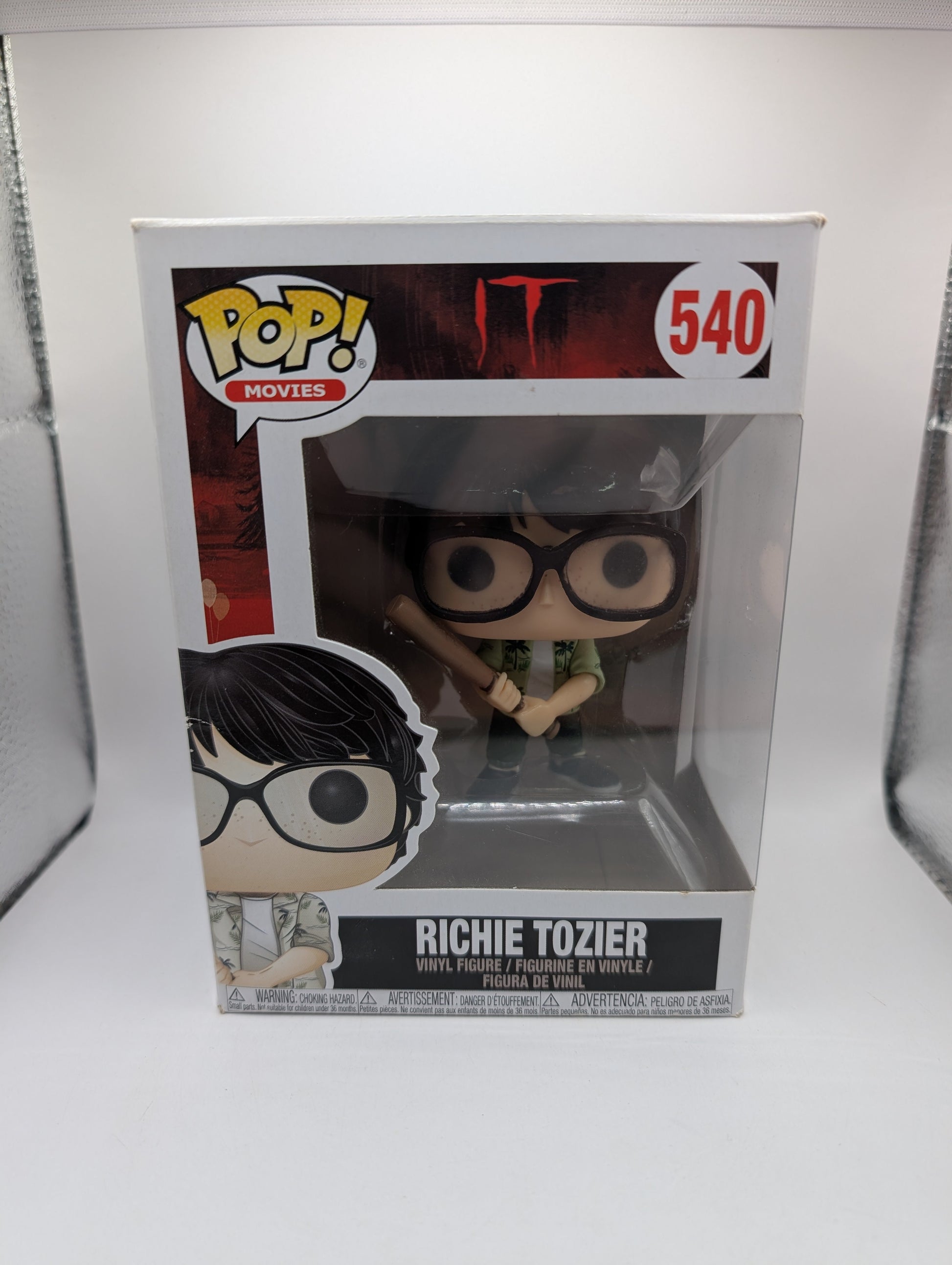 Funko Pop! Vinyl: It - Richie Tozier (Holding Bat) #540 FRENLY BRICKS - Open 7 Days