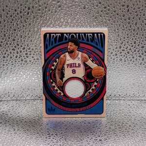 2024-25 Panini Court Kings - Art Nouveau Paul George #AN-PGL Philadelphia 76ers /25 FRENLY BRICKS - Open 7 Days