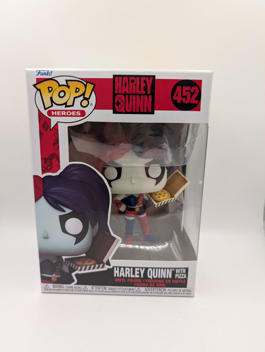 DC Comics - Harley Quinn with Pizza Pop! Vinyl Figure #452 Funko