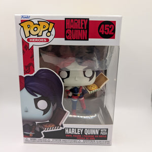DC Comics - Harley Quinn with Pizza Pop! Vinyl Figure #452 Funko
