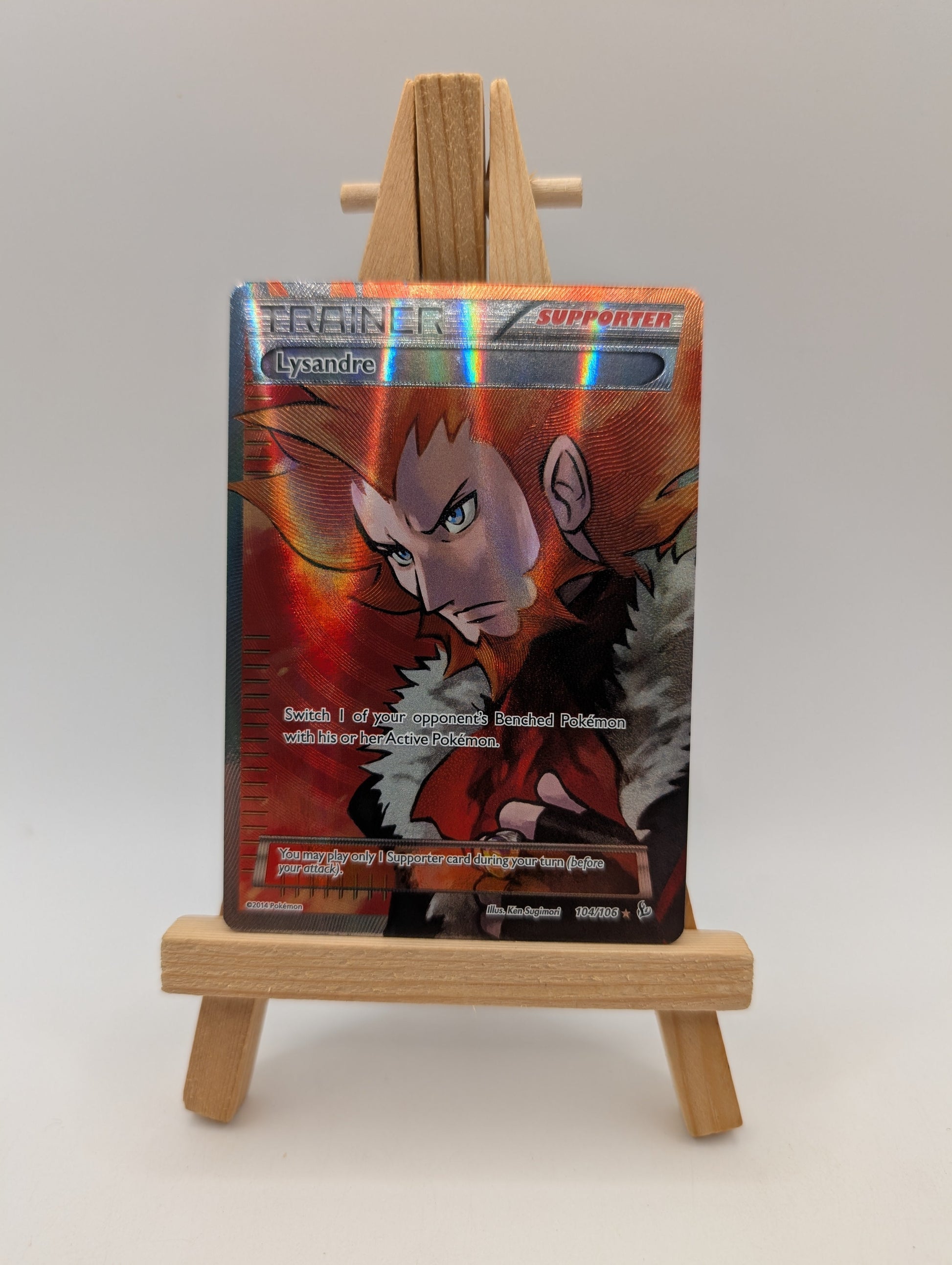 Pokémon TCG Lysandre Flashfire 104/106 Holo Full Art FRENLY BRICKS - Open 7 Days