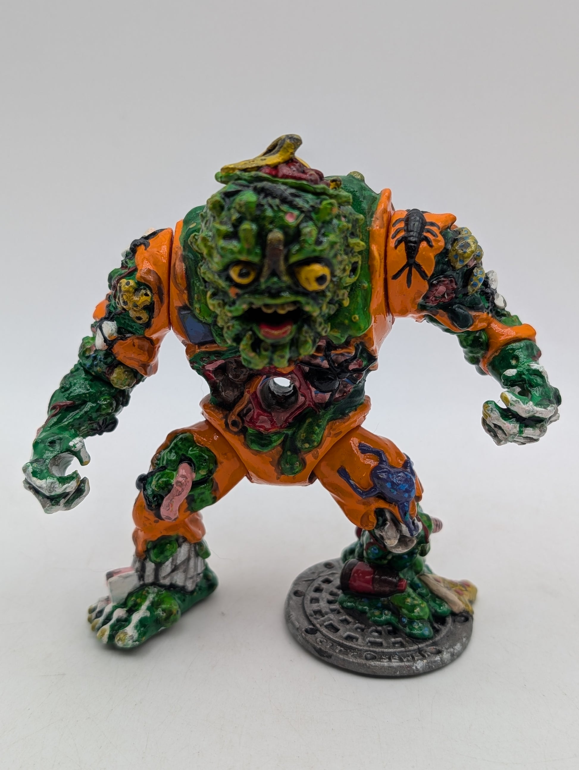 1990 Teenage Mutant Ninja Turtles Playmates TMNT Muckman Play Toy image 1