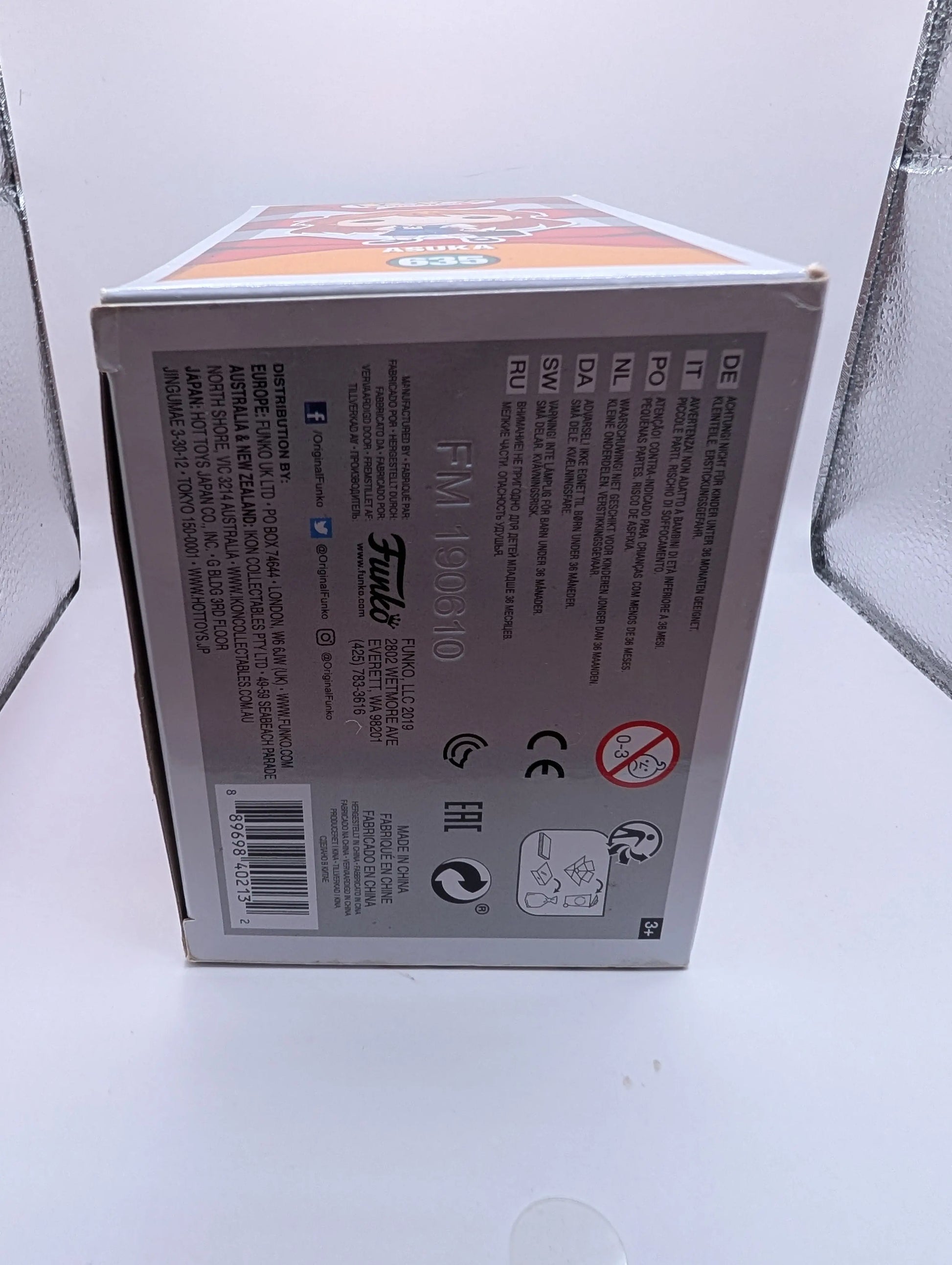 Funko Pop! Vinyl - Neon Genesis Evangelion - Asuka #635 - 2019 Summer Convention FRENLY BRICKS - Open 7 Days