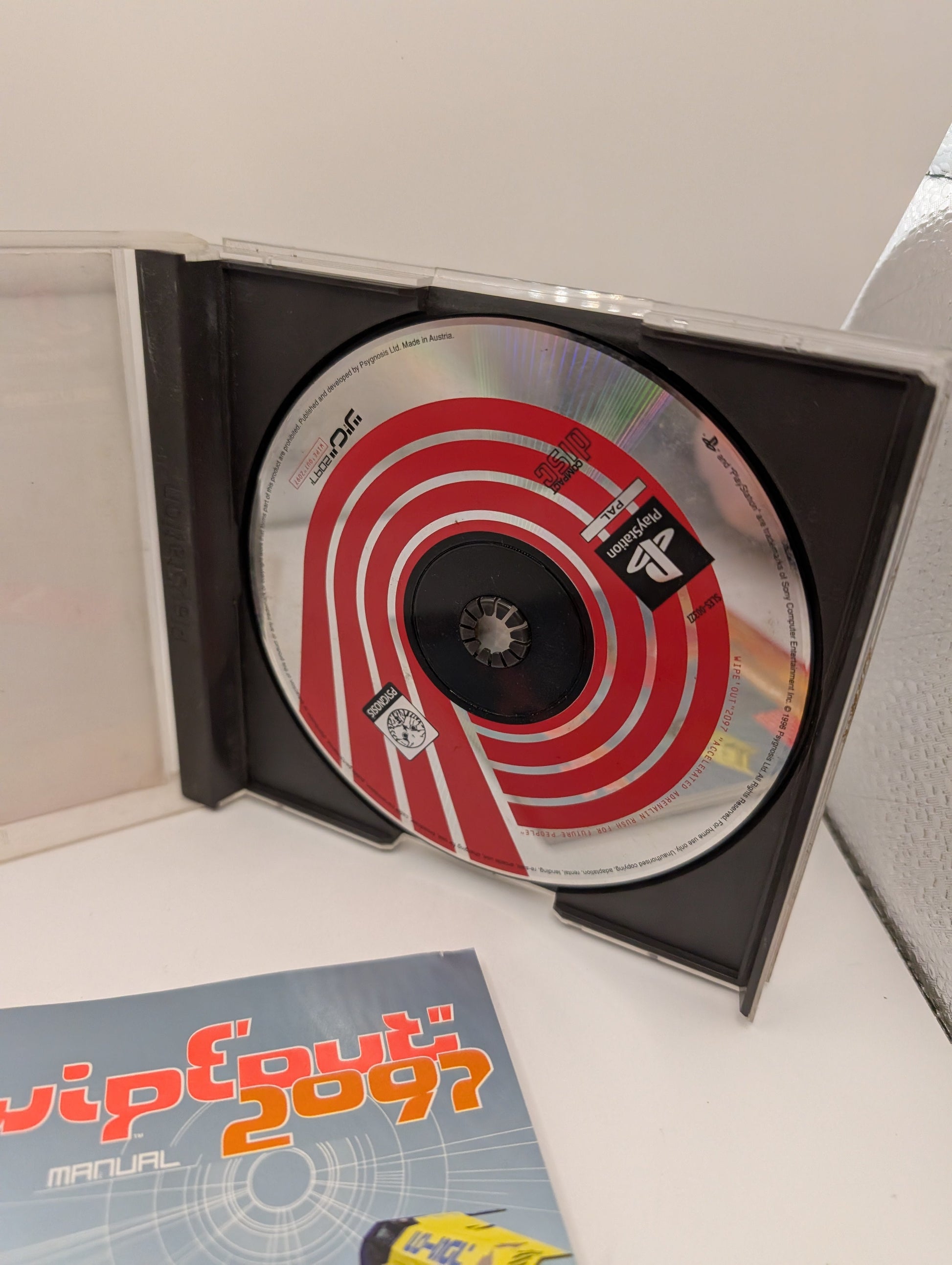 Wipeout 2097 Platinum - Sony Playstation 1 PS1 - Complete CIB PAL FRENLY BRICKS - Open 7 Days