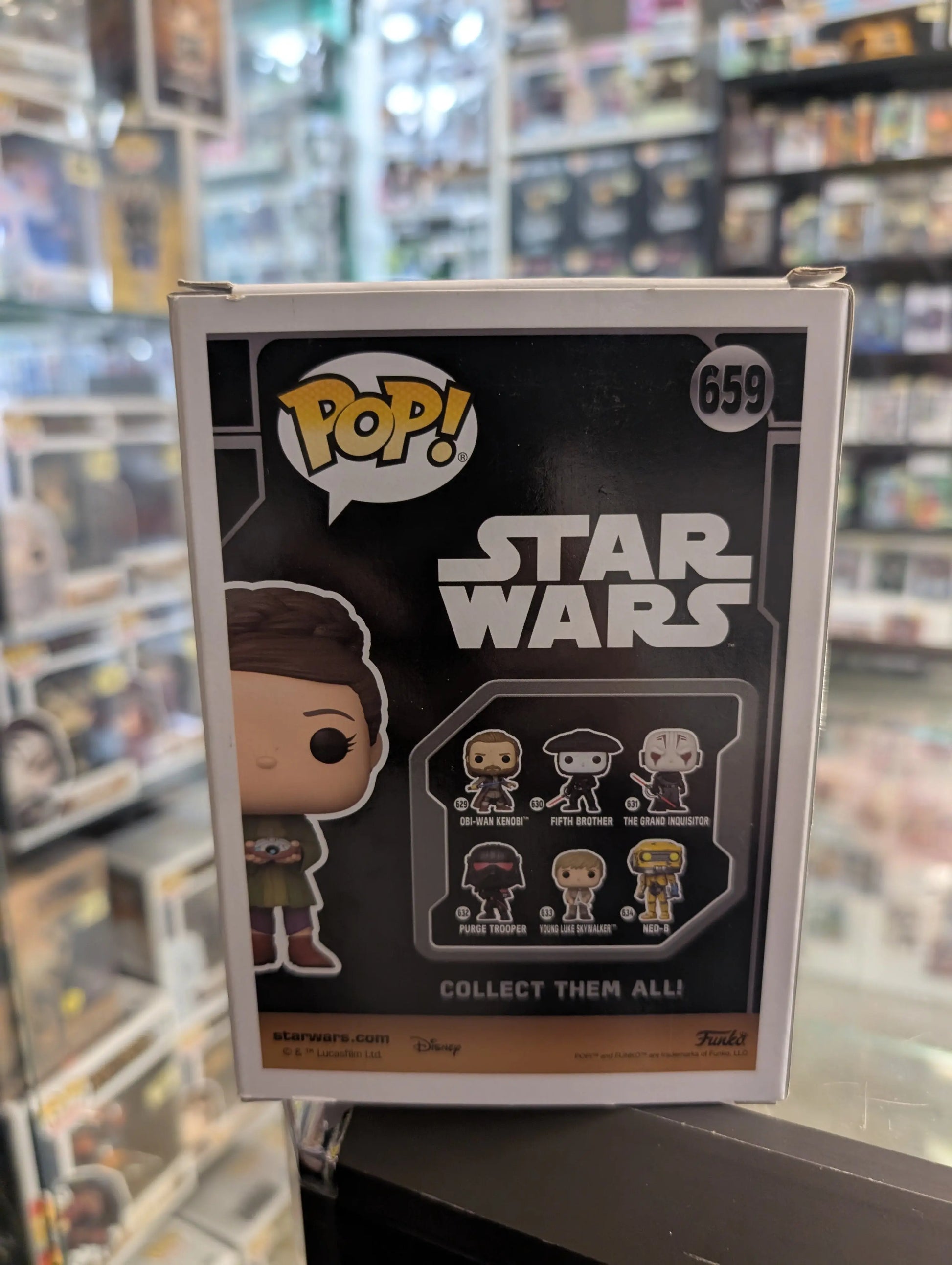 Funko Pop Star Wars Obi Wan Kenobi Leia with Lola SDCC 2023 Vinyl 659 FRENLY BRICKS - Open 7 Days