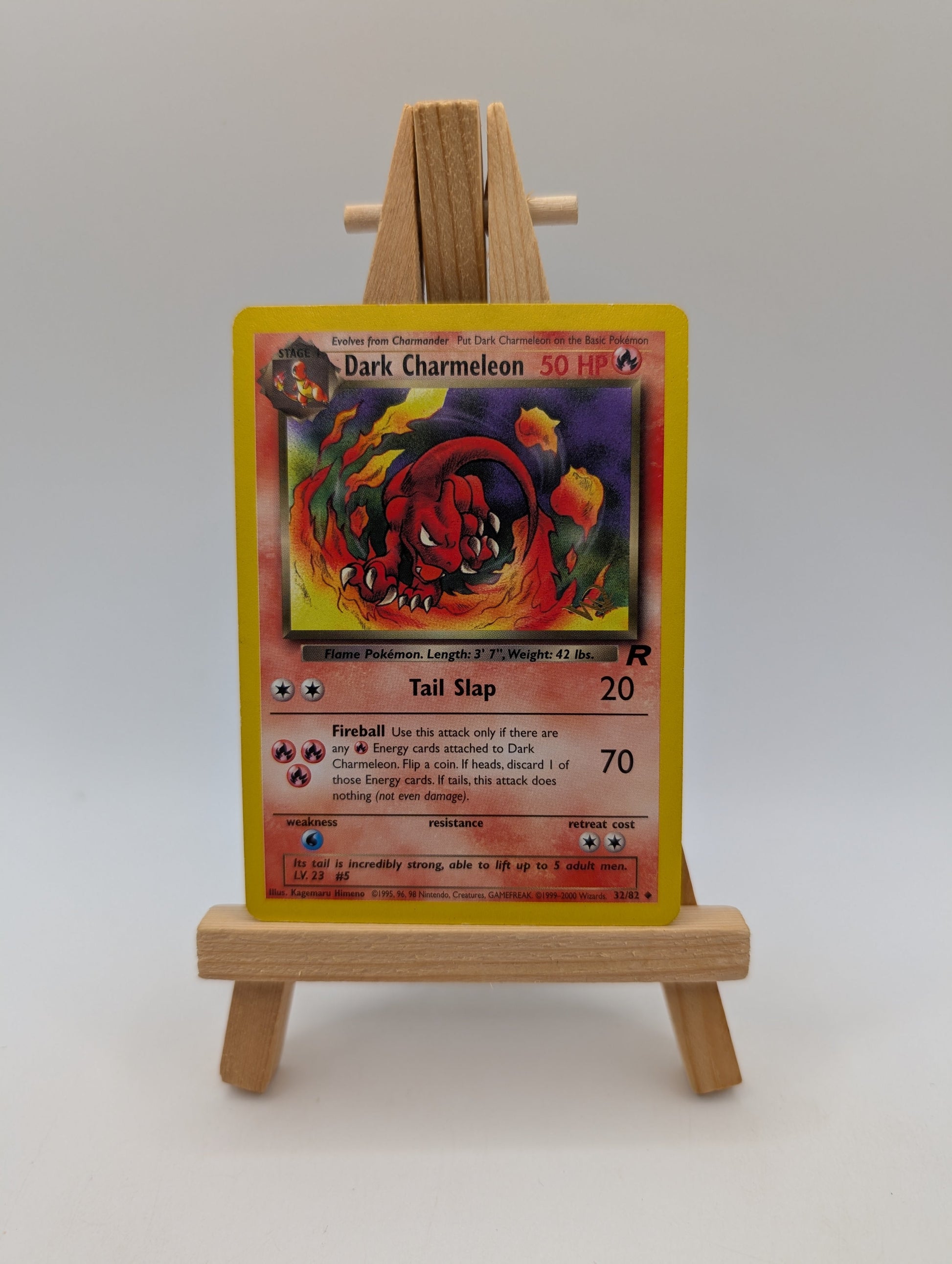 Pokemon - Dark Charmeleon - Team Rocket - W Stamp 32/82 WOTC see pics FRENLY BRICKS - Open 7 Days
