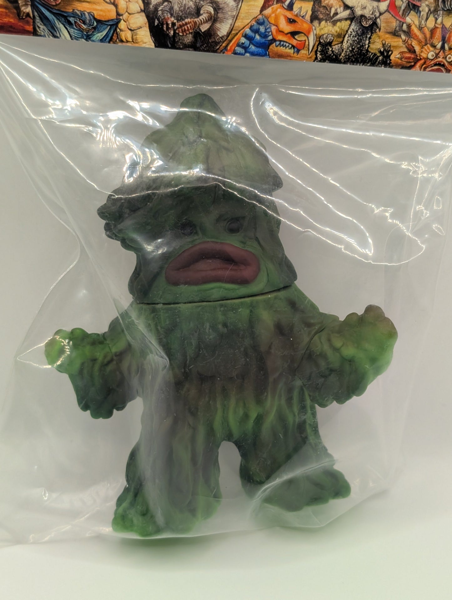 Maxtoys Ultraman Series Zazarn Kaiju Green Limited Sofubi Figure H4.5in FRENLY BRICKS - Open 7 Days