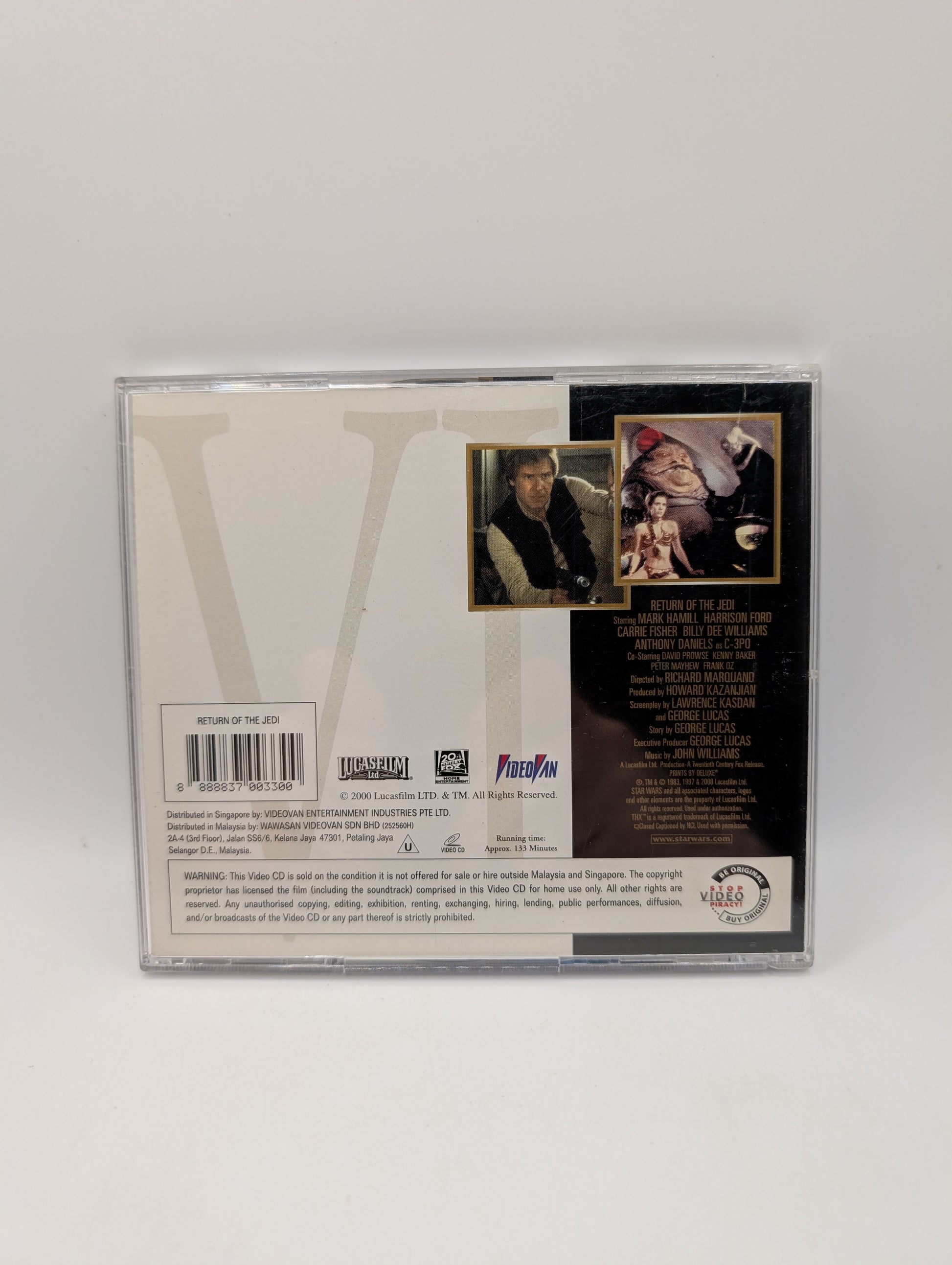 Star Wars: Return of the Jedi ~ Original VCD Premiere ~ Video CD [2 Discs]