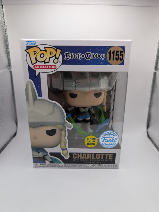 Charlotte Glow FE 1155 Black Clover Funko Pop Vinyl FRENLY BRICKS - Open 7 Days