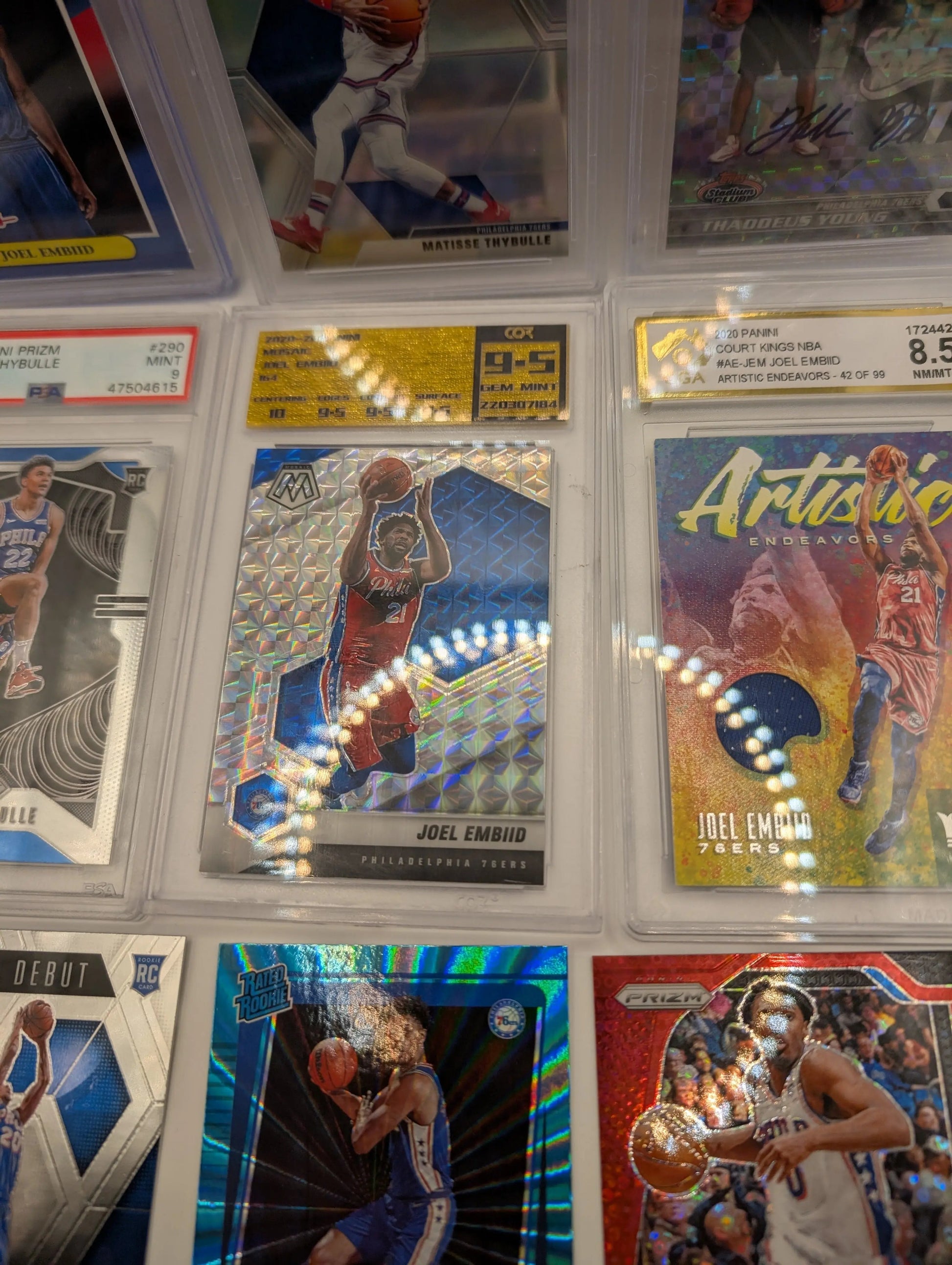 Philadelphia 76ers NBA Basketball Card Lot, Rookies, Patch, Auto, Joel Embiid FRENLY BRICKS - Open 7 Days