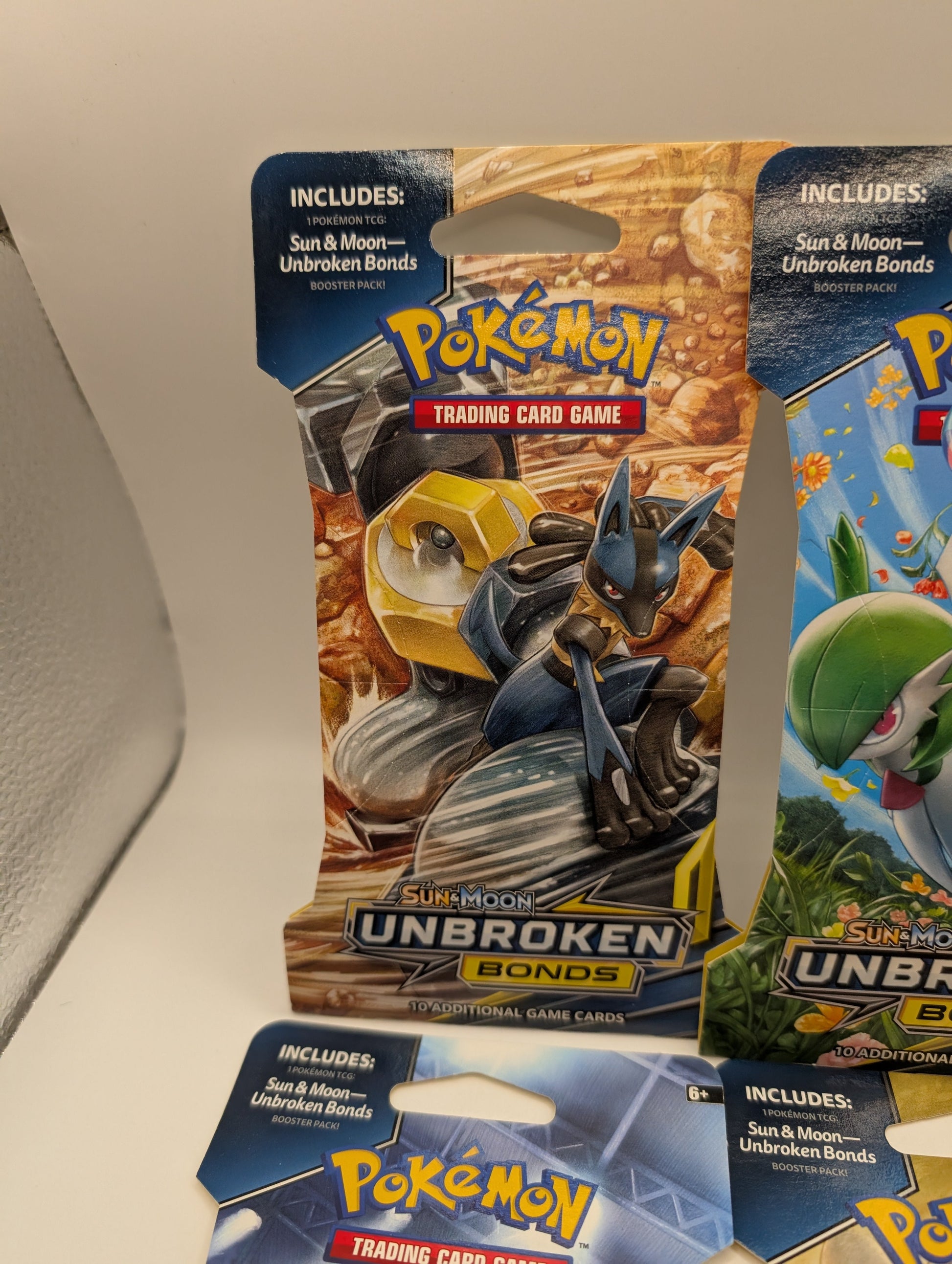 Art Set of 4 Blister Sealed Booster Packs: Pokemon SM unbroken Bonds Cards ENG FRENLY BRICKS - Open 7 Days