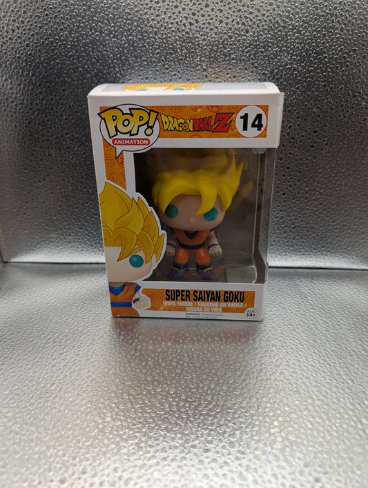 FUNKO Pop Vinyl Super Saiyan Goku #14 FRENLY BRICKS - Open 7 Days