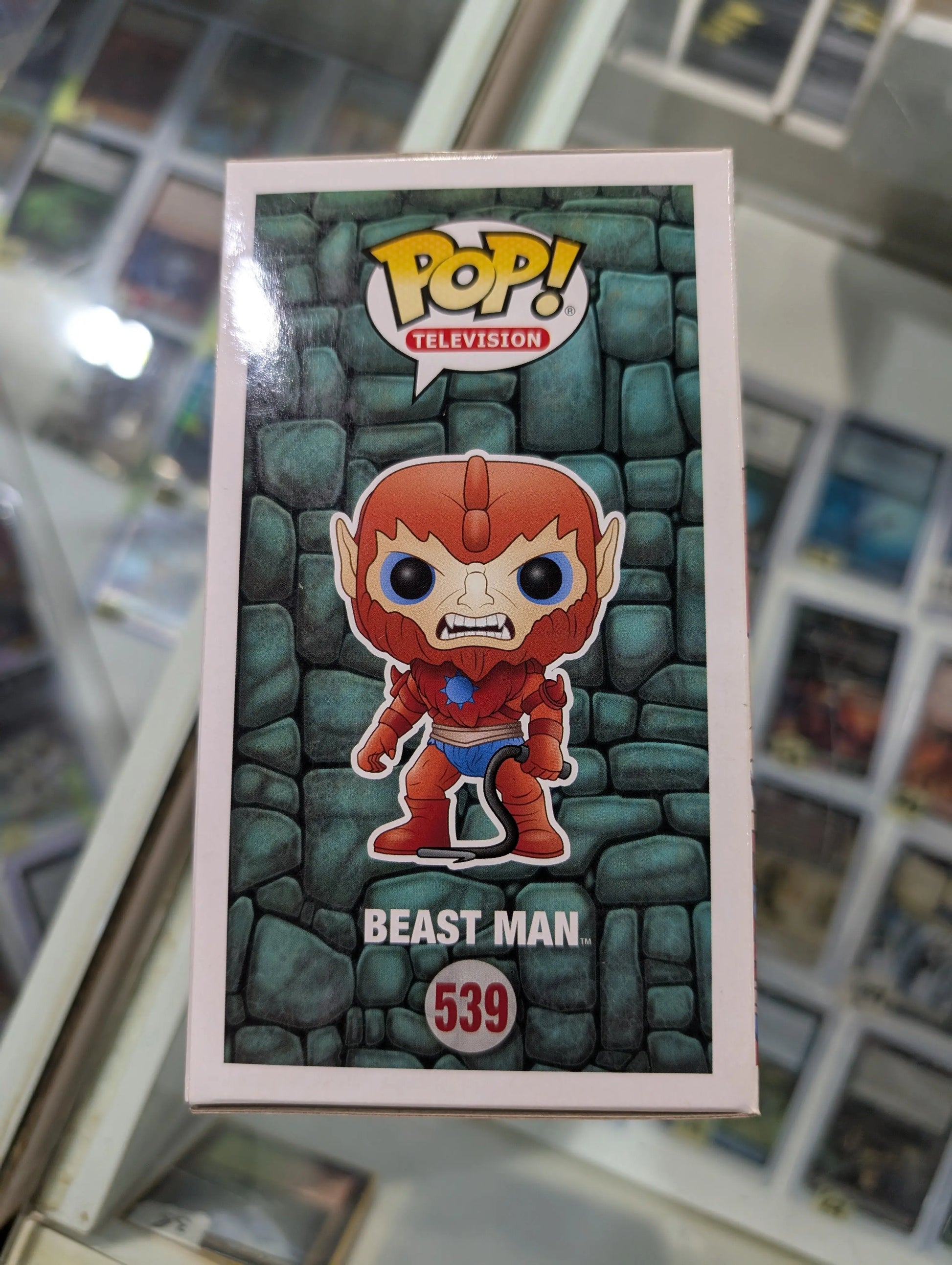 Beast Man Pop 539 Flocked - MOTU Funko Pop! Vinyl - 2017 Fall Convention FRENLY BRICKS - Open 7 Days