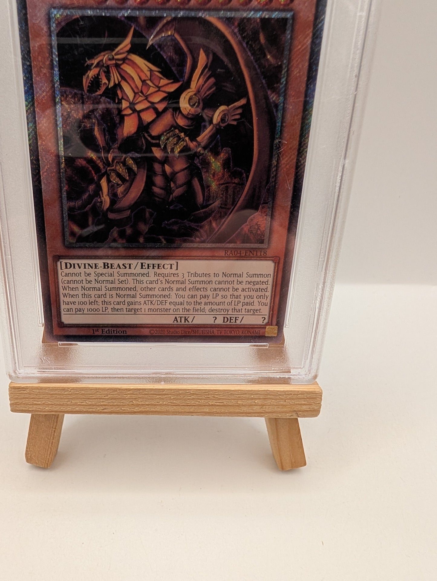 2025 YU-GI-OH! RA04-QUARTER CENTURY #EN118 WINGED DRAGON OF RA 1ST EDITION PSA 9 FRENLY BRICKS - Open 7 Days