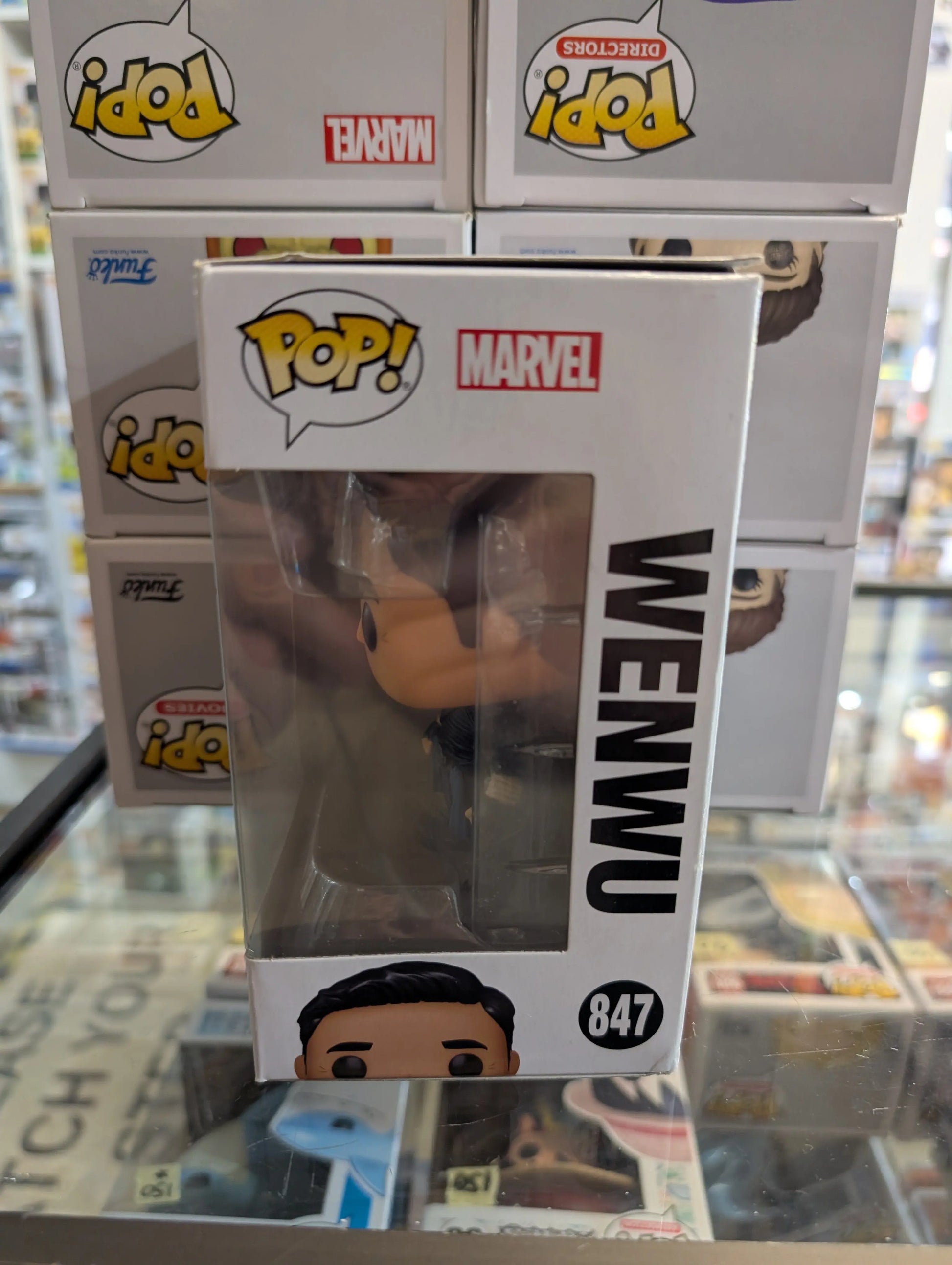 Marvel Funko Pop - Wenwu - Shang-Chi - No. 847 FRENLY BRICKS - Open 7 Days