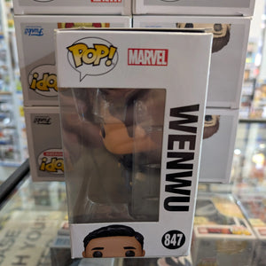 Marvel Funko Pop - Wenwu - Shang-Chi - No. 847 FRENLY BRICKS - Open 7 Days
