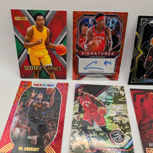 Toronto Raptors NBA Basketball Card Lot, Rookies, Patch, Auto, Scottie Barnes FRENLY BRICKS - Open 7 Days