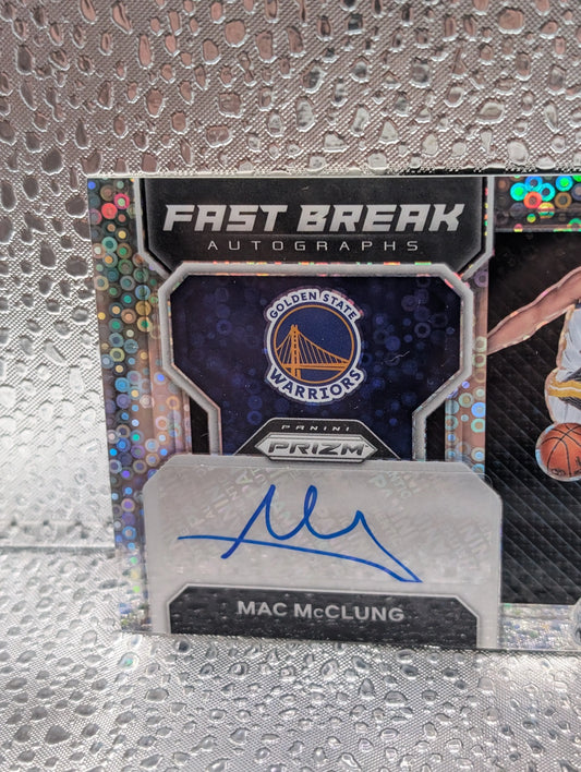 Mac McClung Rookie Auto 2022-23 Panini Prizm Fast Break Autograph Dunk Champion FRENLY BRICKS - Open 7 Days