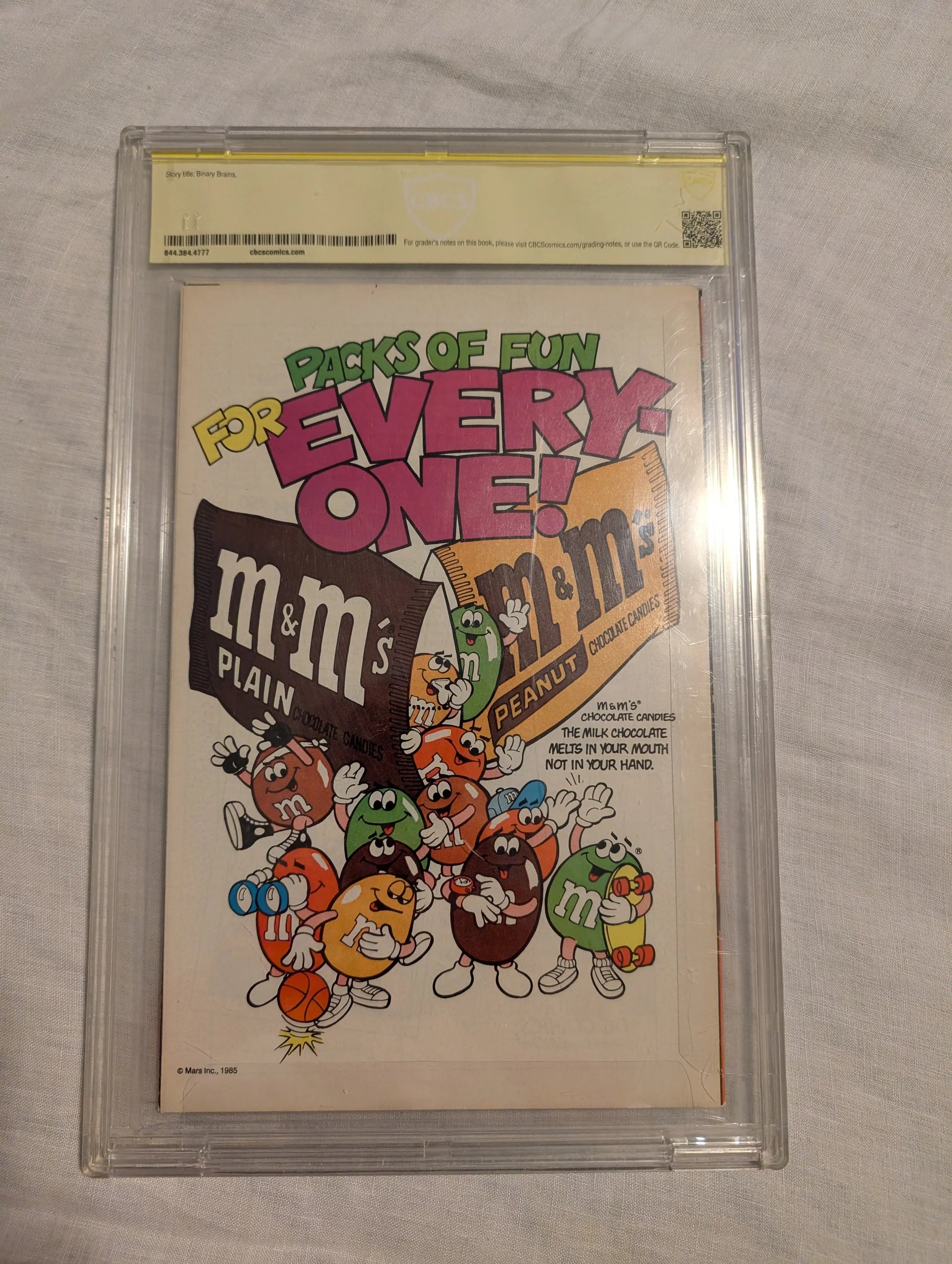 Batman #397 cbcs 7.5 - Two-Face App TOM MANDRAKE SIGNED Catwoman FRENLY BRICKS - Open 7 Days