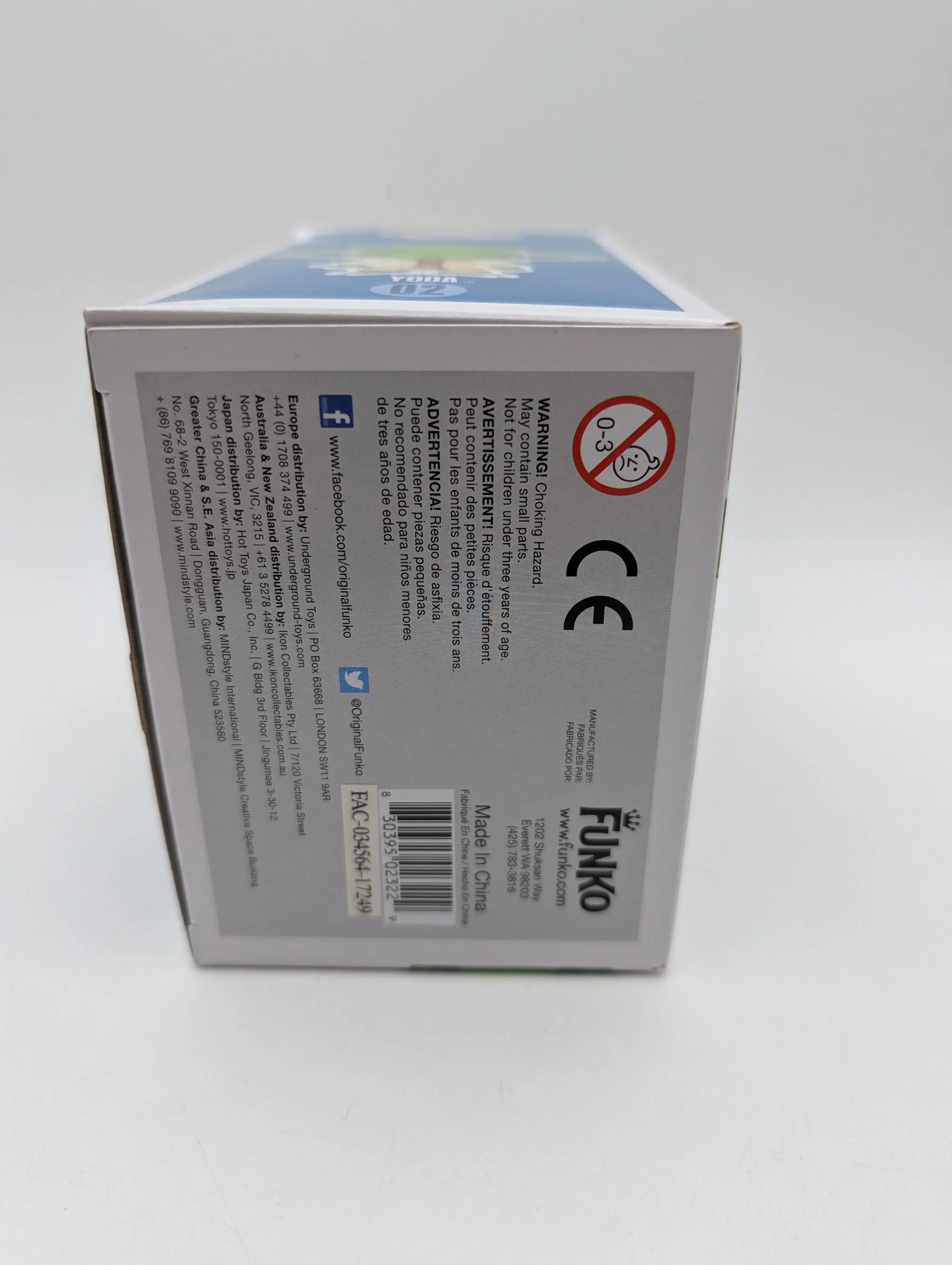 Star Wars - Yoda #02 Blue Box 2015 Funko Pop Vinyl FRENLY BRICKS - Open 7 Days