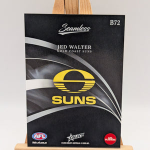 2025 Select Seamless Black Jed Walter /40 Gold Coast Suns FRENLY BRICKS - Open 7 Days