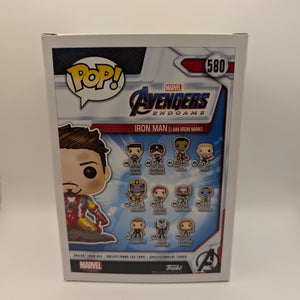 Funko Pop! Vinyl: Marvel Avengers: Endgame - Iron Man (I Am Iron Man) #580 FRENLY BRICKS - Open 7 Days