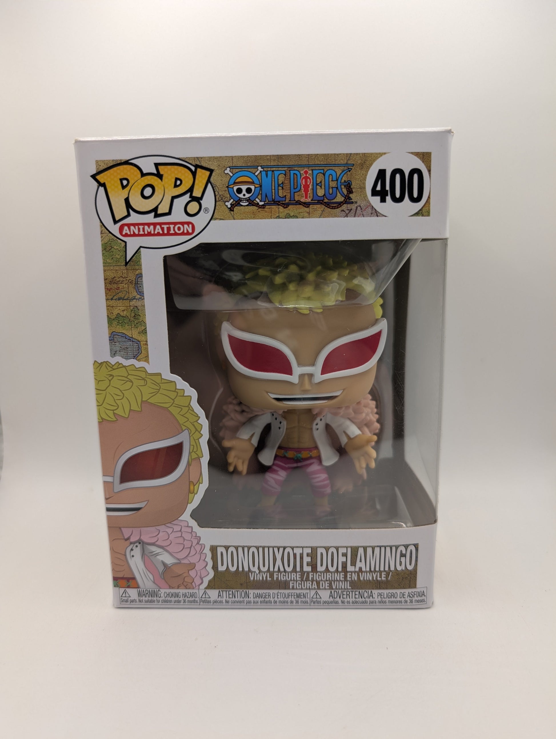 One Piece - Donquixote Doflamingo #400 Pop! VINYL Figure FRENLY BRICKS - Open 7 Days