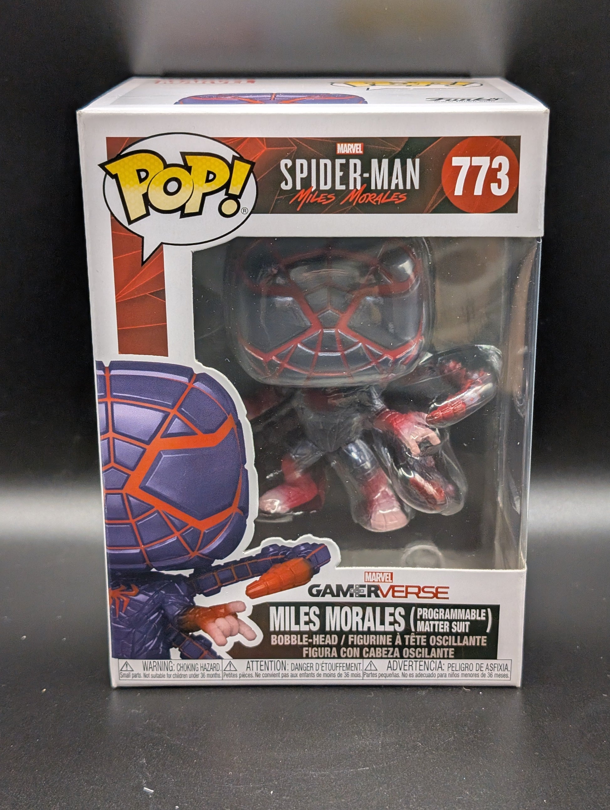 Funko POP! Games Spider-Man Miles Morales #733 Miles Morales Programmable Matter Suit Vinyl Collectable FRENLY BRICKS - Open 7 Days